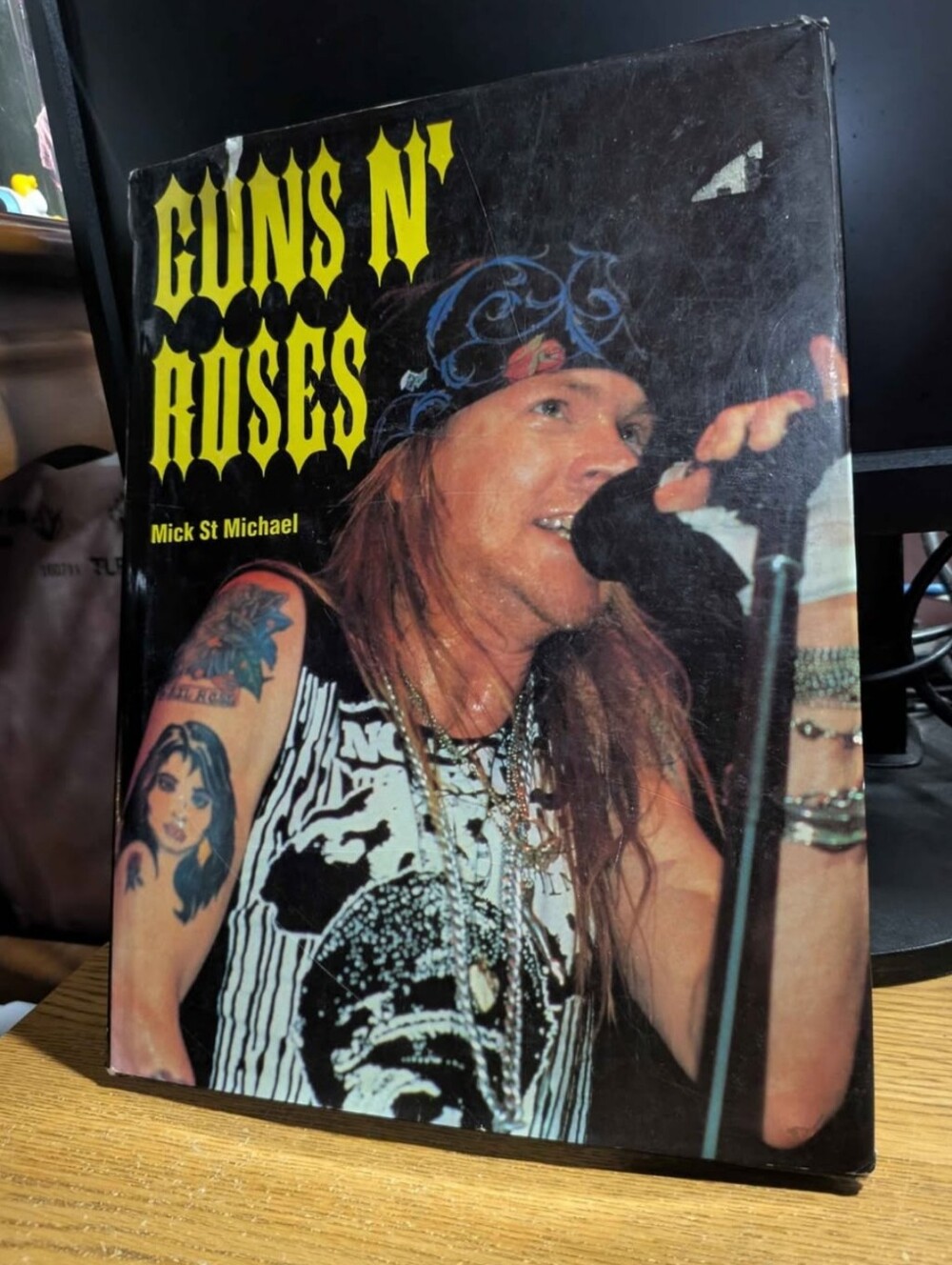 Guns N Roses by Mick St Michael 1993 hardcover book